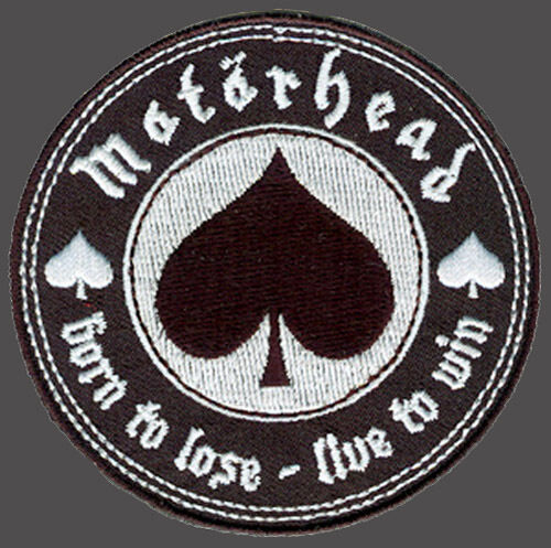 BORN TO LOSE LIVE TO WIN MOTORHEAD IRON ON PATCH