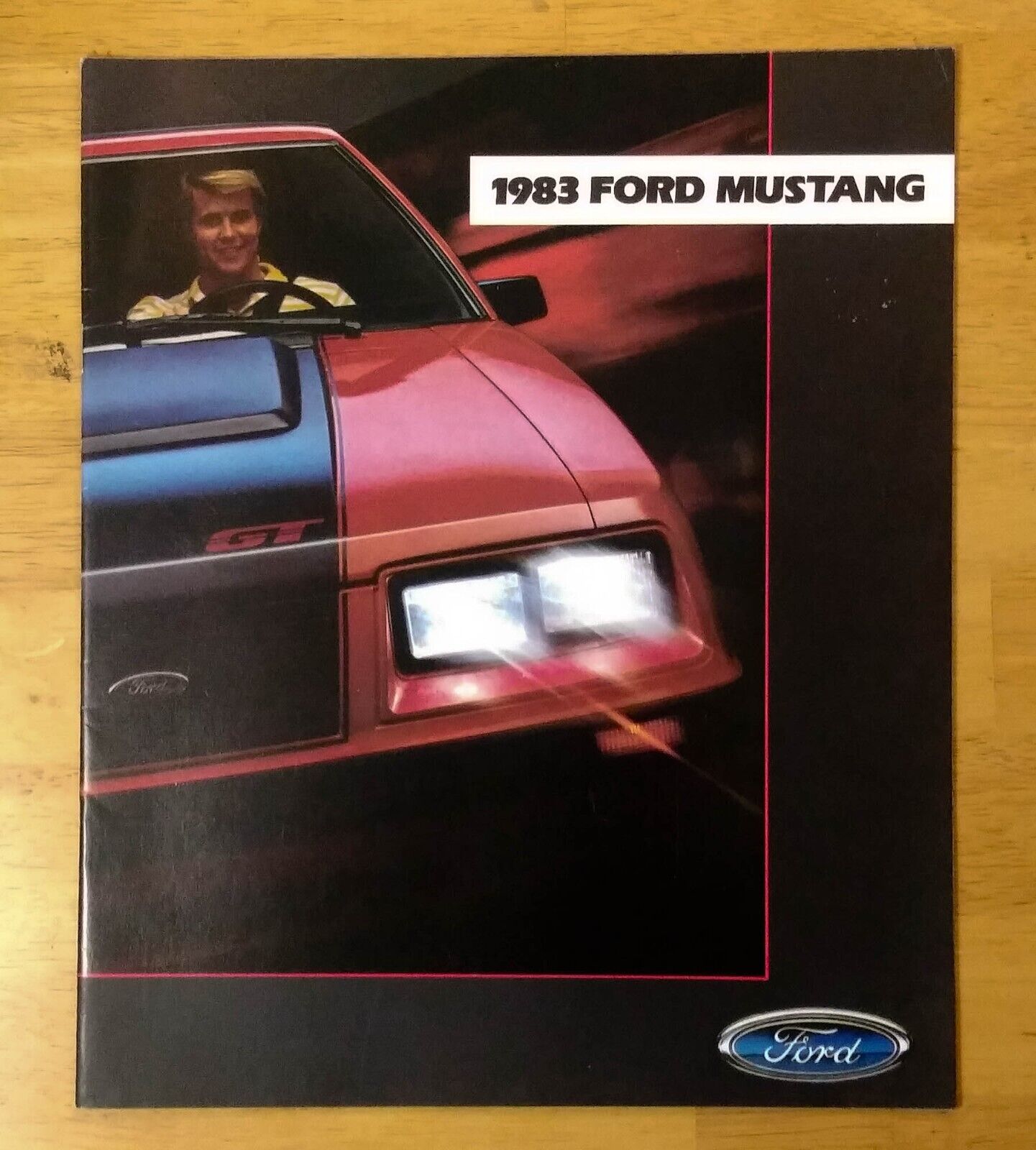 1983 Ford Mustang Coupe Car Dealer Magazine Brochure Vintage