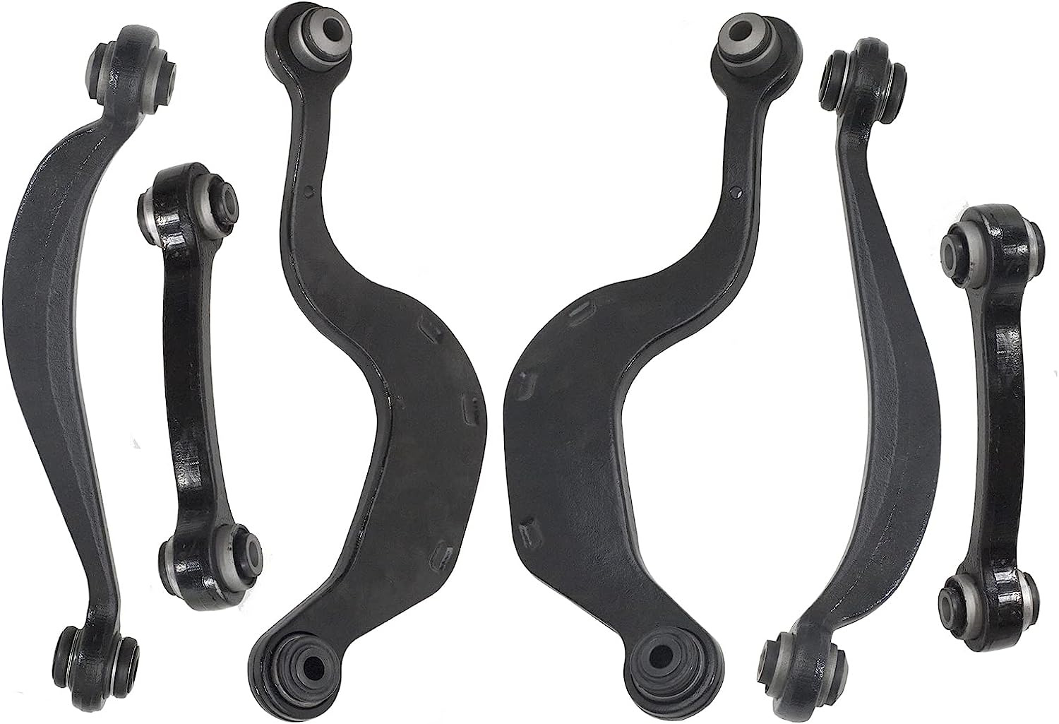 6Pc Rear Upper Control Arm Kit for Chevy Traverse GMC Acadia Buick Enclave Satur