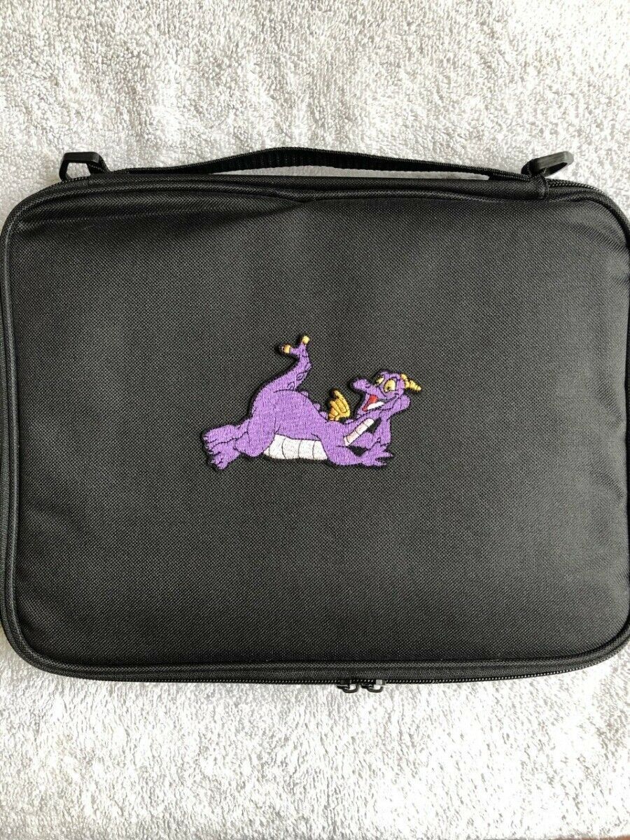 NEW Epcot's Figment Embroidery Pin Trading Book Bag for Disney Pin Collections