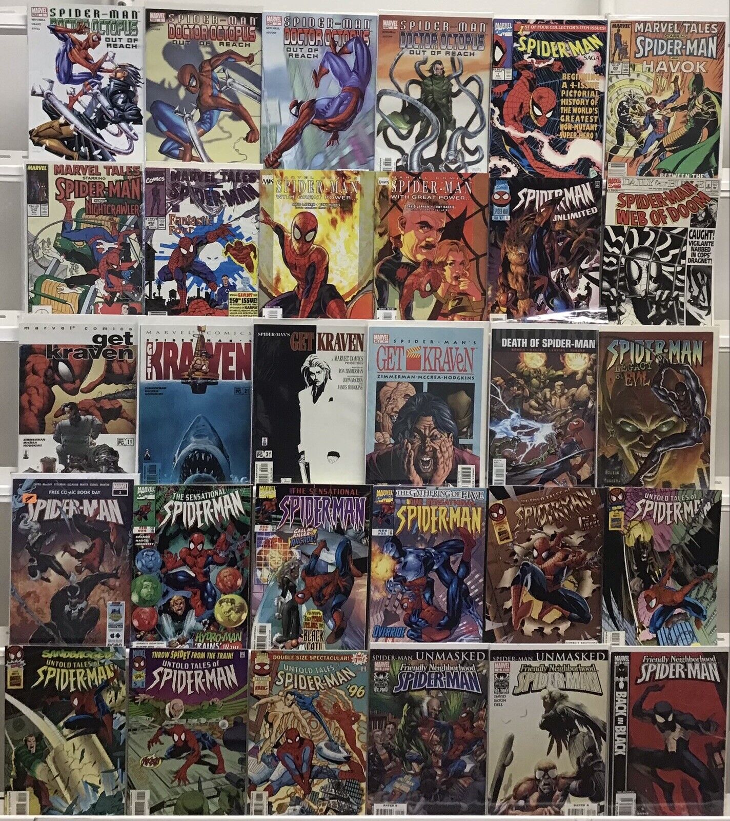 Marvel Comics - Spiderman - Comi Book Lot Of 30