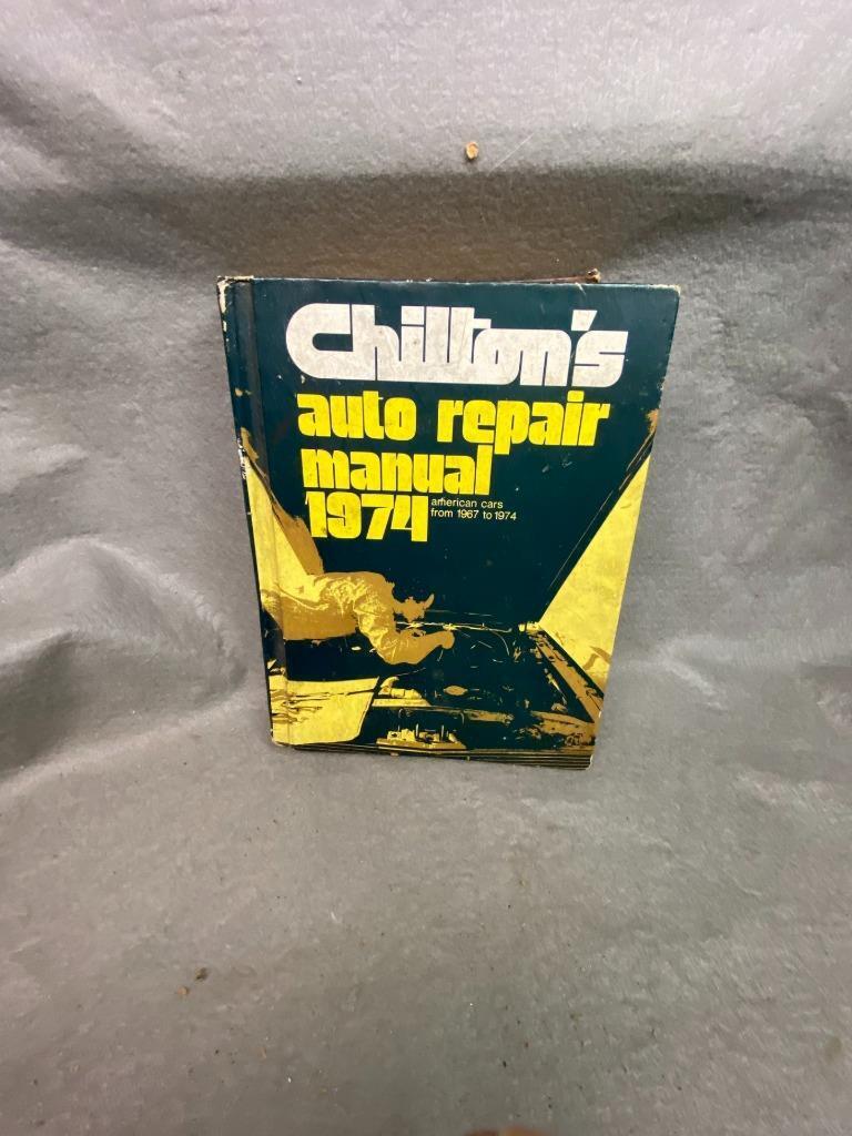 VINTAGE CHILTON'S AUTO REPAIR MANUAL 1975 AMERICAN CARS FROM 1967 TO 1974