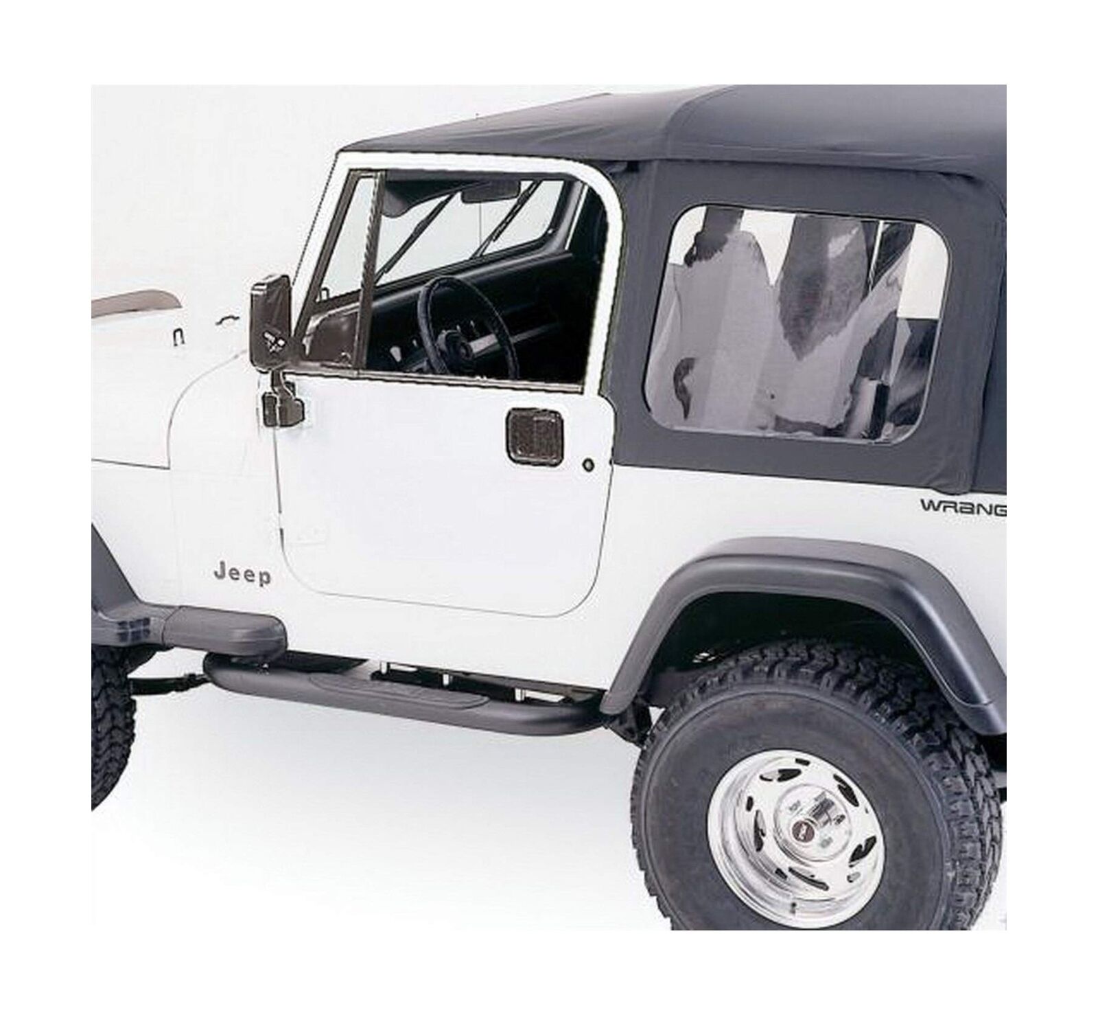 RAMPAGE PRODUCTS Rampage Complete Soft Top | Vinyl, Black Diamond Color with ...