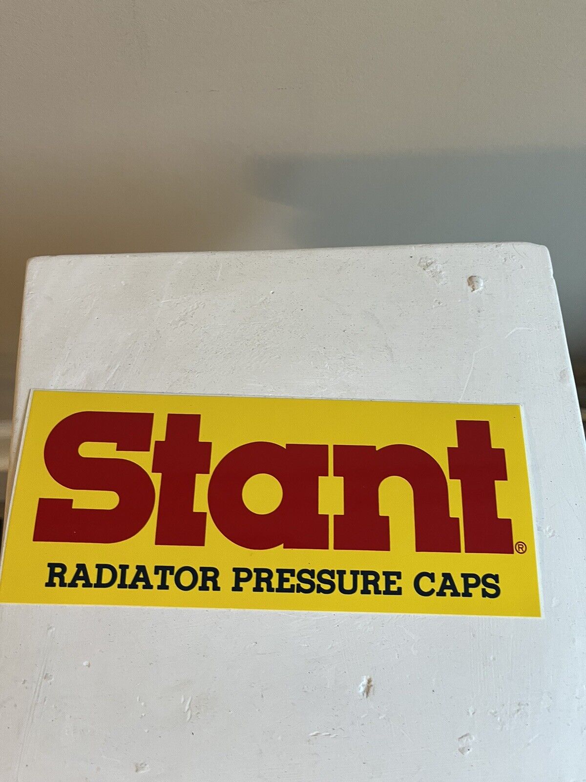 Vintage Stant Radiator Pressure Caps Decal/Sticker