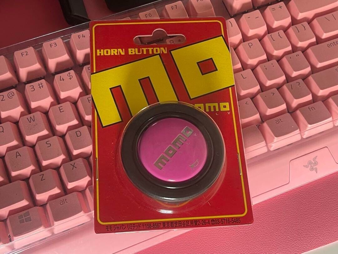 Momo Horn Button Pink Drift Tengoku 150 Limited Super Rare 