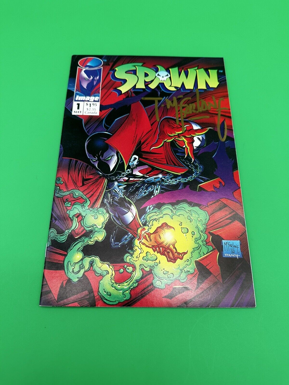 Spawn #1, (1992, First Appearance Origin) Signed By Todd McFarlane See Pics