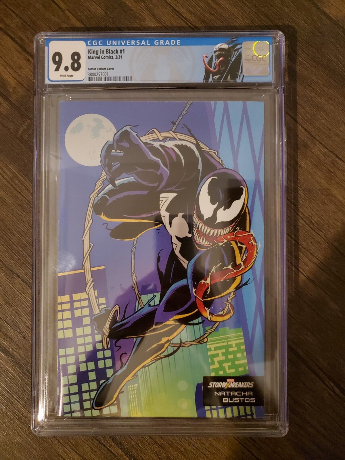 King In Black #1 Bustos Stormbreakers Variant Cover CGC 9.8