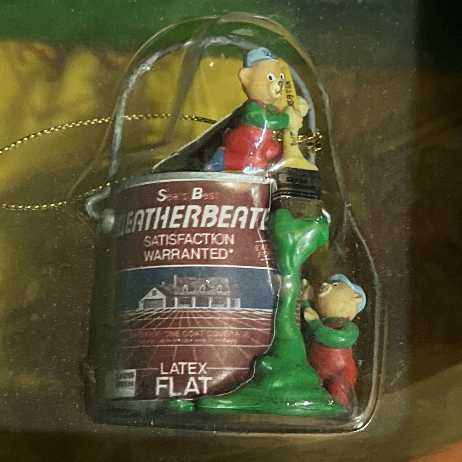 1995 Christmas at Sears Limited Edition Tree Ornament Weatherbeater Paint NIB