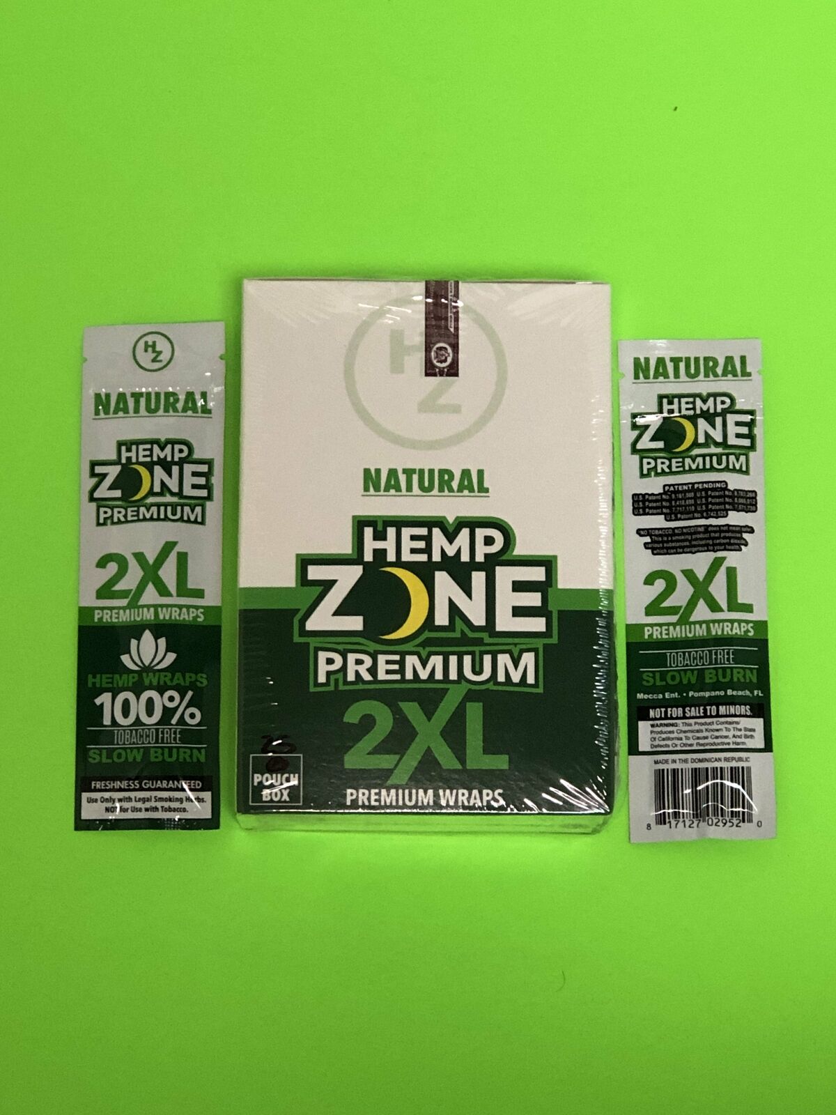 FREE GIFTS🎁Hemp Zone🍁Premium🌙2XL Natural 50 High Quality Rolling Papers💨♨️