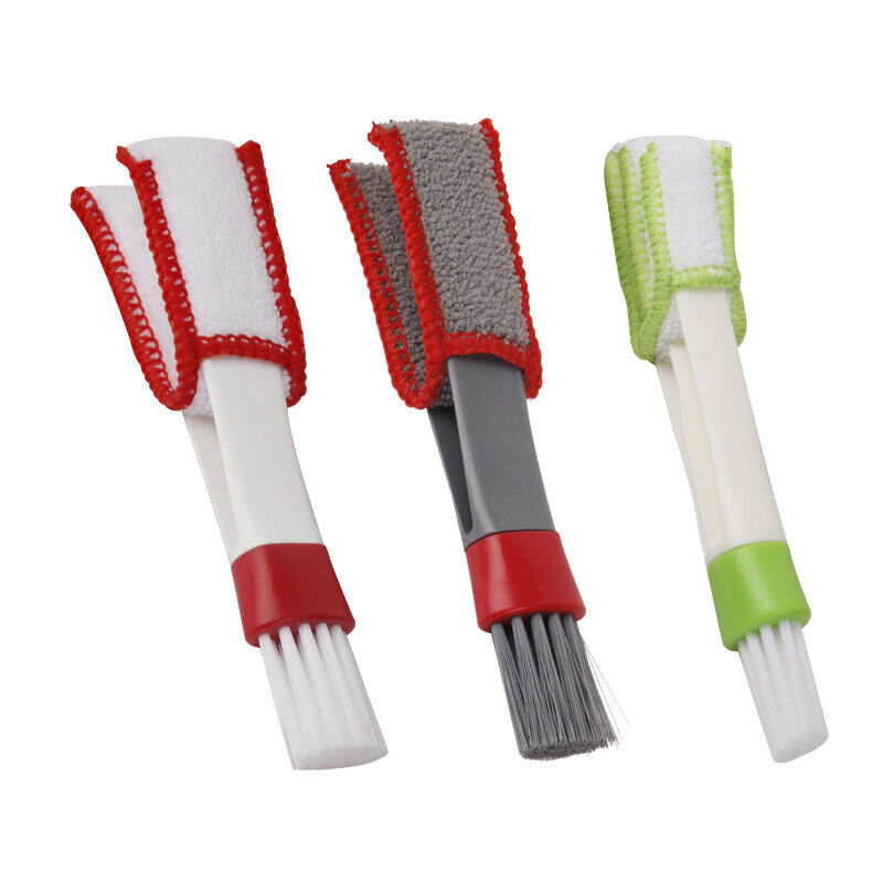 3PCS Car Auto Air-Conditioner Dust Cleaner Brush Computer Duster Cleaning Tools
