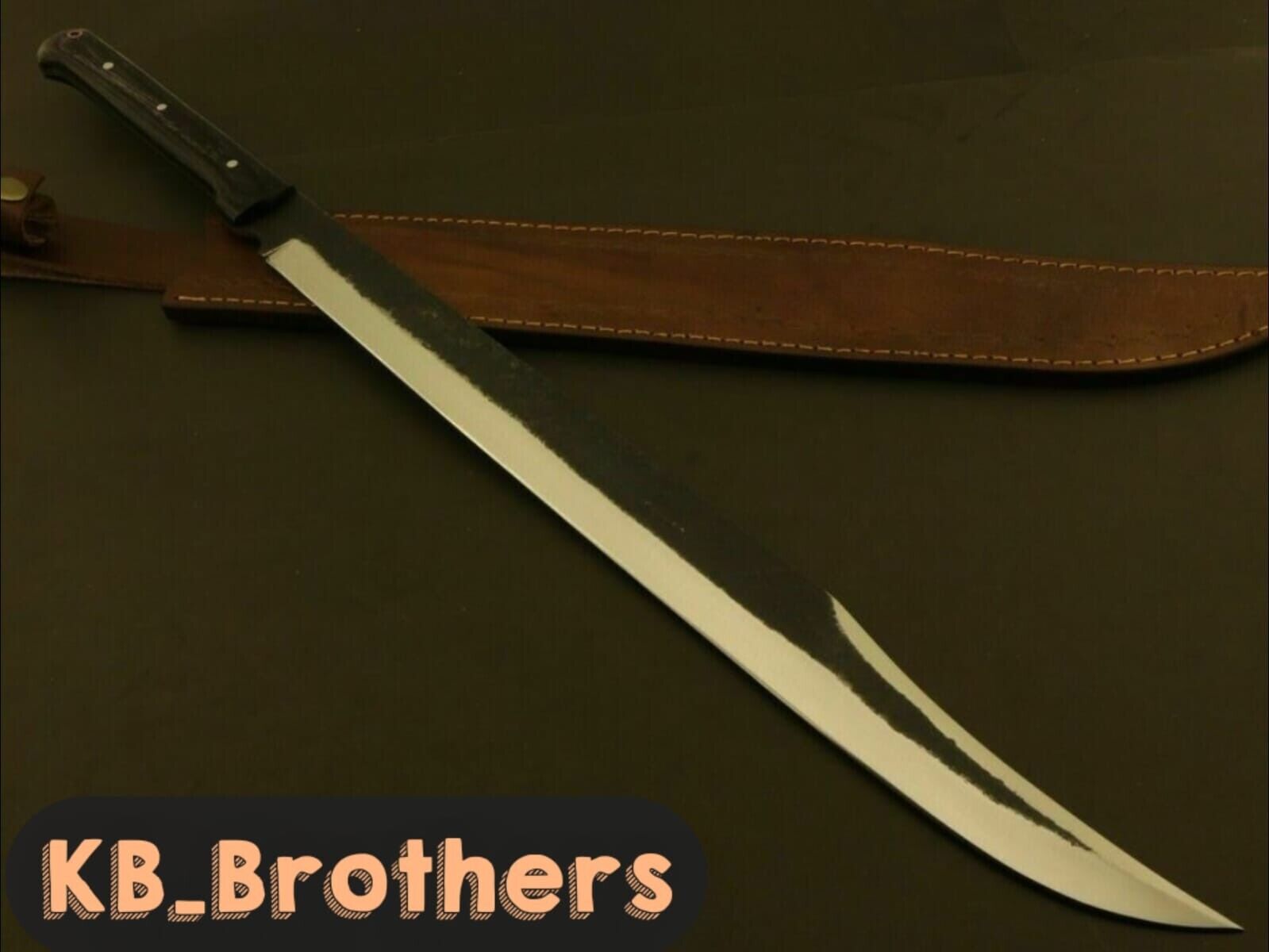 Custom Handmade Carbon Steel Beautiful Sword-Hunting-Gift for him-24-inches.