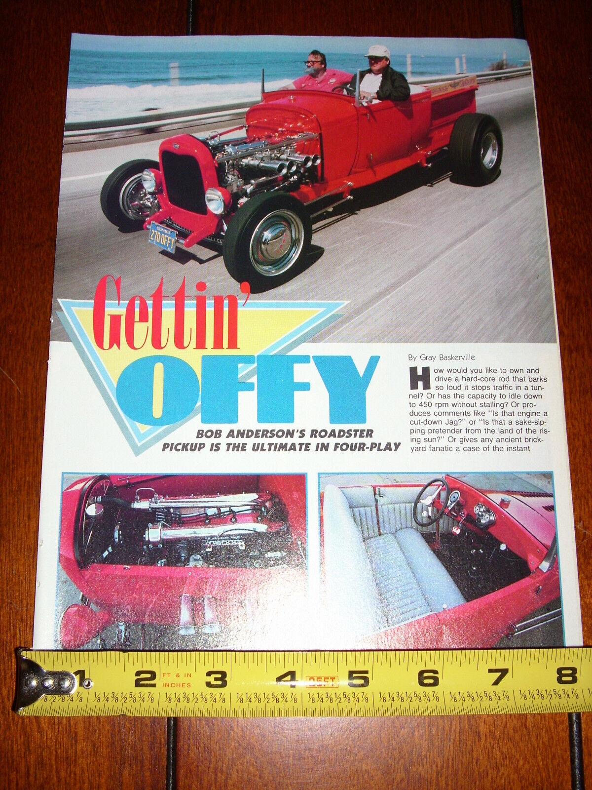 OFFY OFFENHAUSER POWERED 1929 FORD - ORIGINAL 1986 ARTICLE