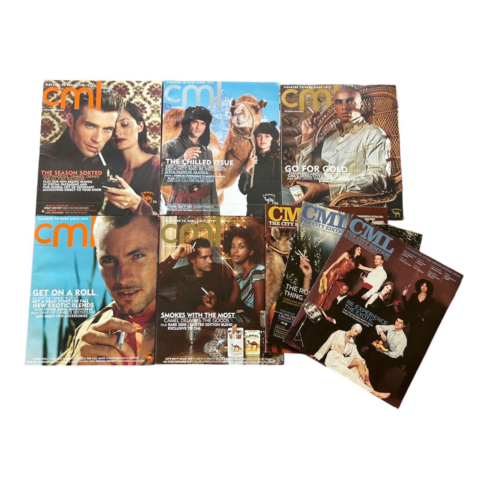 CML Magazine 1-5 and extras Camel Tobacco 2000-2001