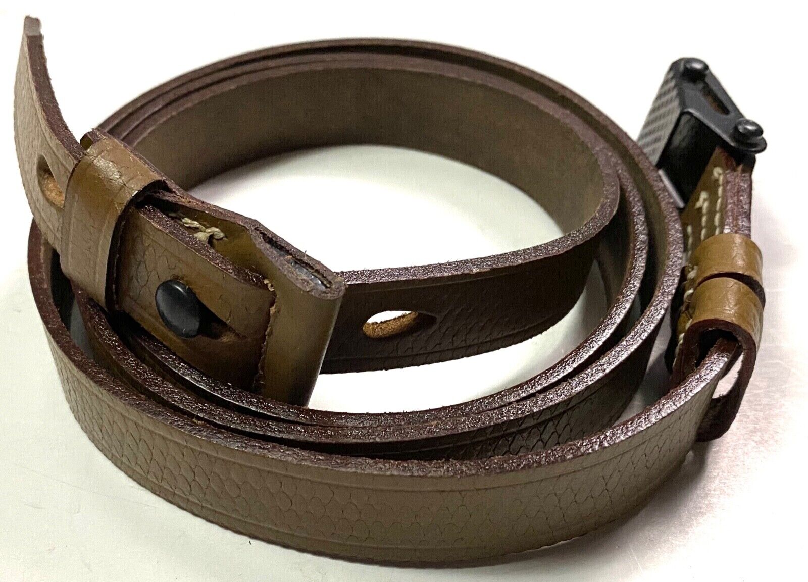  WWII GERMAN K98 98K LEATHER RIFLE CARRY SLING-LIGHT BROWN
