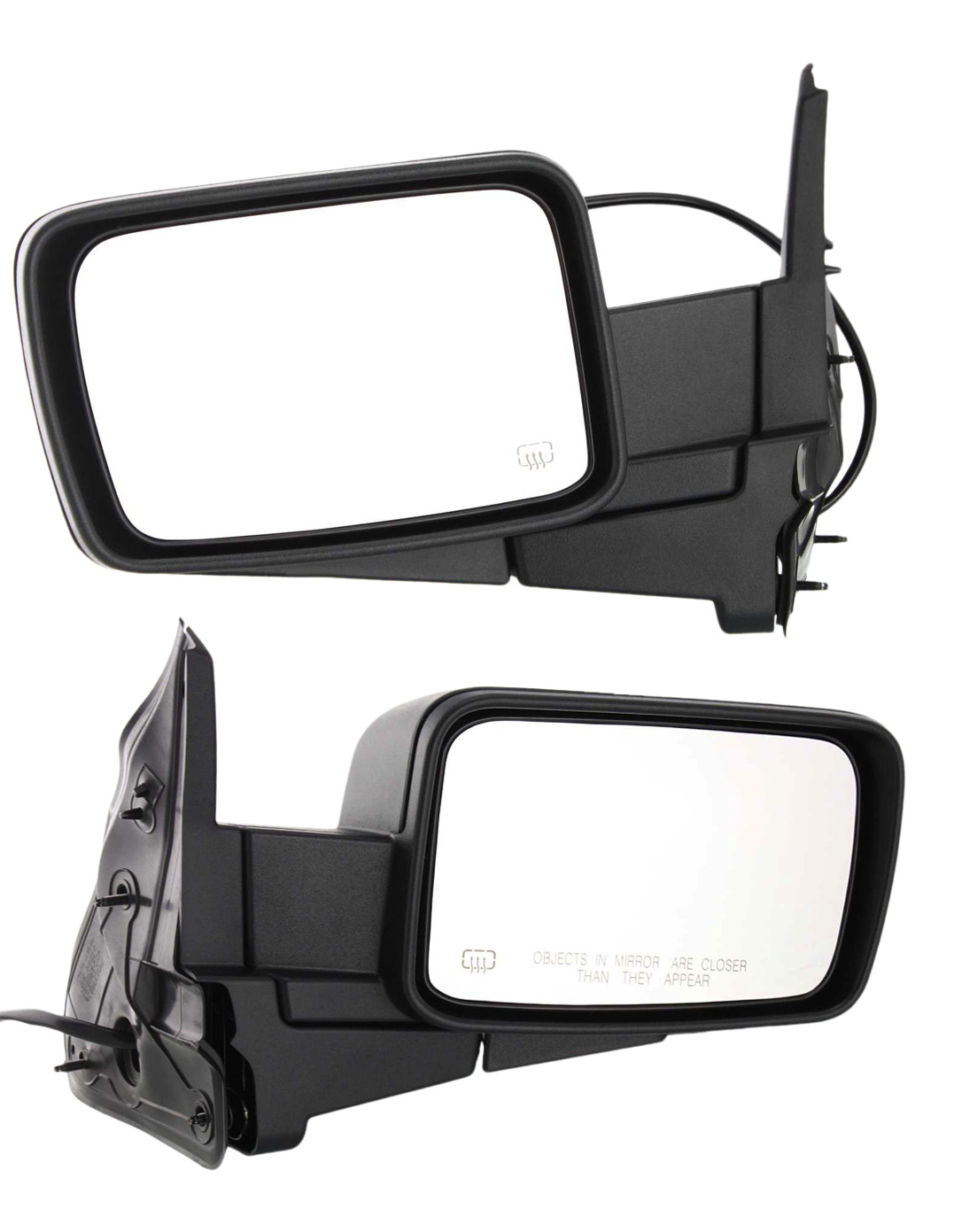 Mirrors Set of 2 Driver & Passenger Side Heated Left Right for Commander Pair