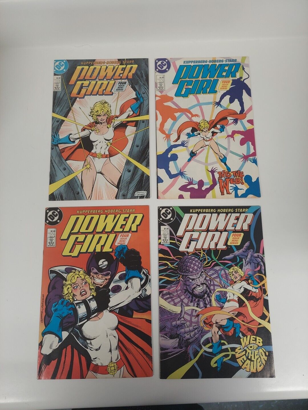 Power Girl #1-#4 Complete Mini Series (DC Comics 1988) F/VF
