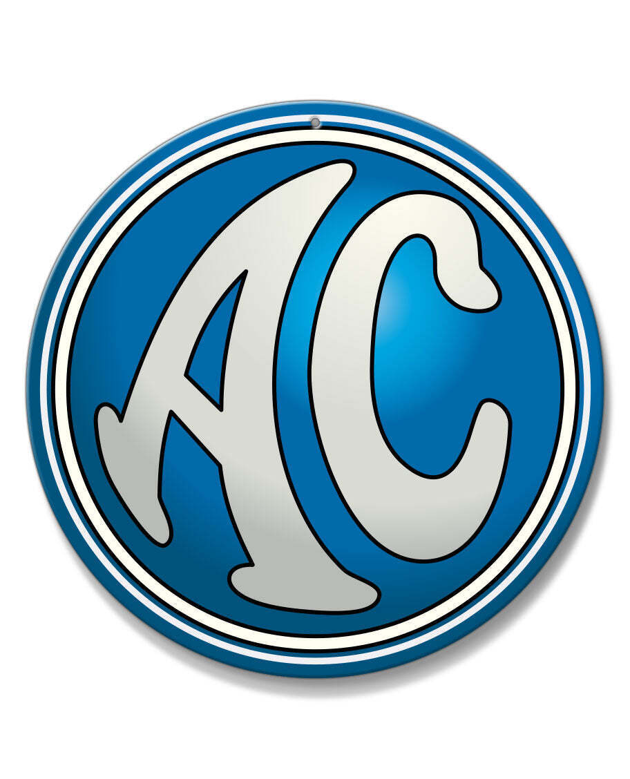 AC Emblem Round Aluminum Sign - - Made in the USA