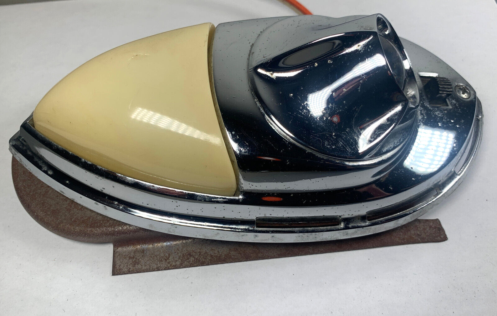 VTG 1964-65 PONTIAC GTO CATALINA CHROME INTERIOR DOME MAP LIGHT OEM GM ACCESSORY