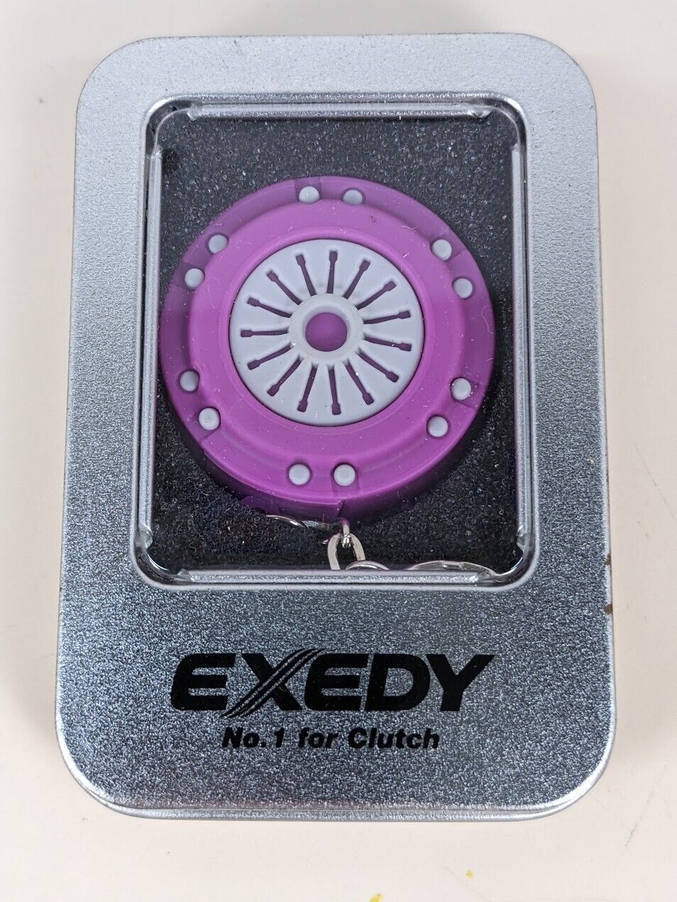 EXEDY Clutch Keychain Key Chain Fob Ring in Metal Display Box