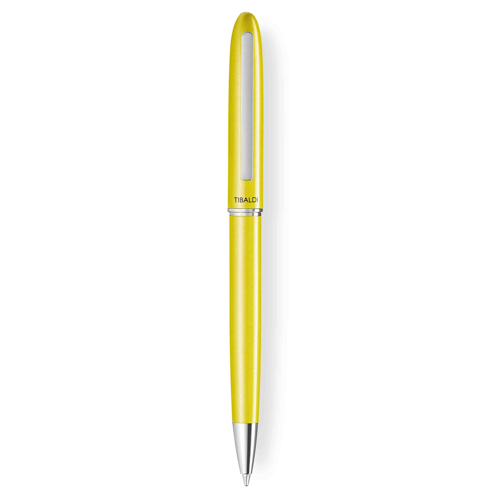 Tibaldi by Montegrappa Ballpoint Pen D26 Shiny Yellow Finish Brass Body 123-BP