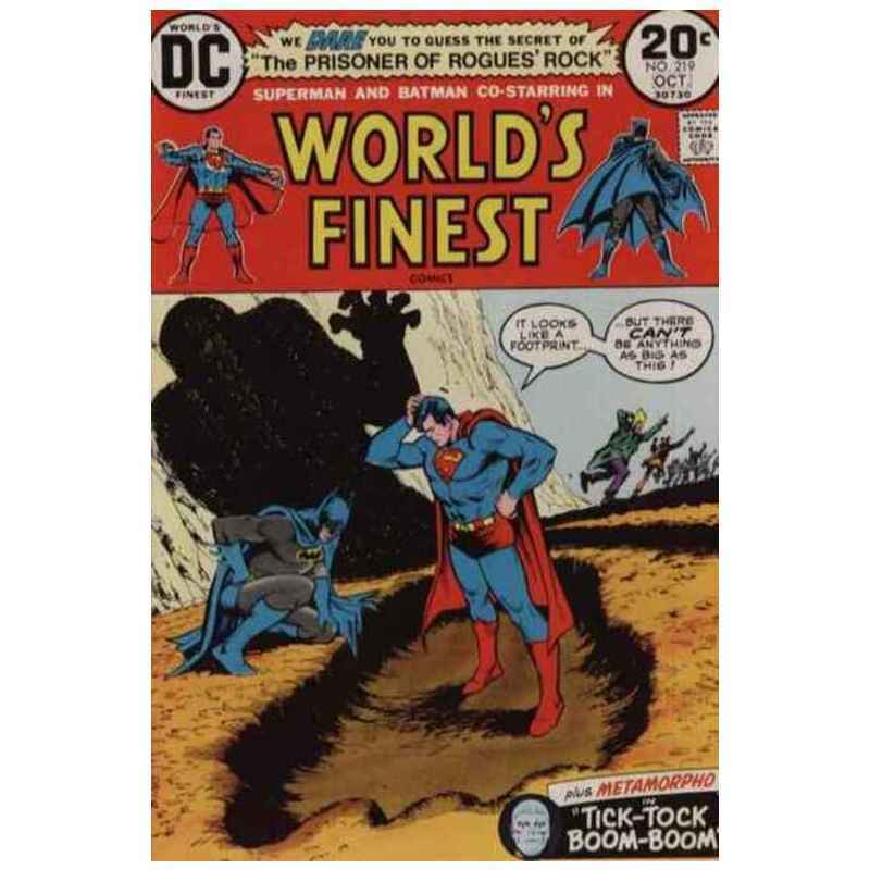 World\'s Finest Comics #219 in Very Fine minus condition. DC comics [i&