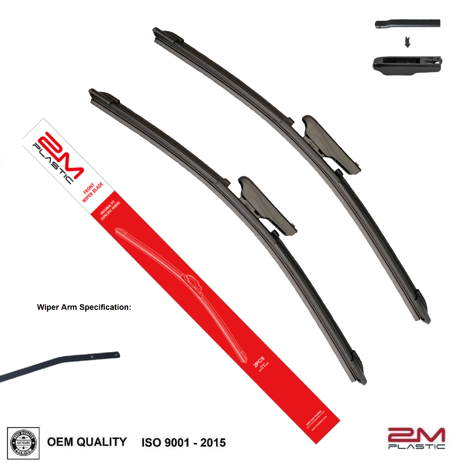 Front Windshield Wiper Blade For Smart FORTWO MKIII 2016-2018 20\
