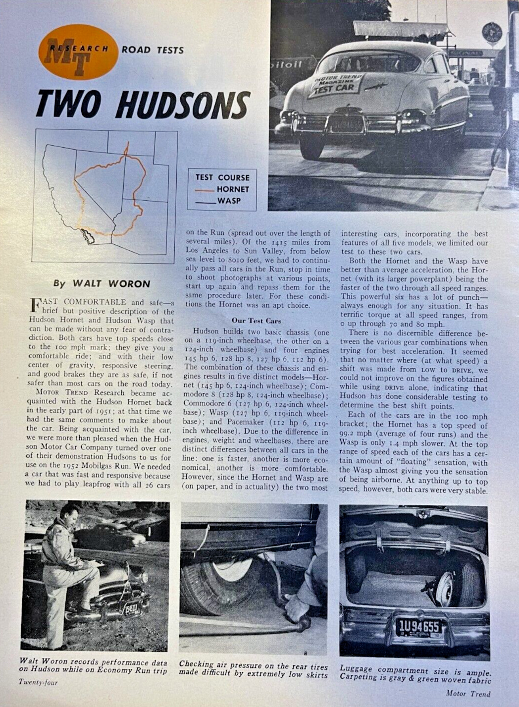 Road Test 1952 Hudson Hornet & Wasp