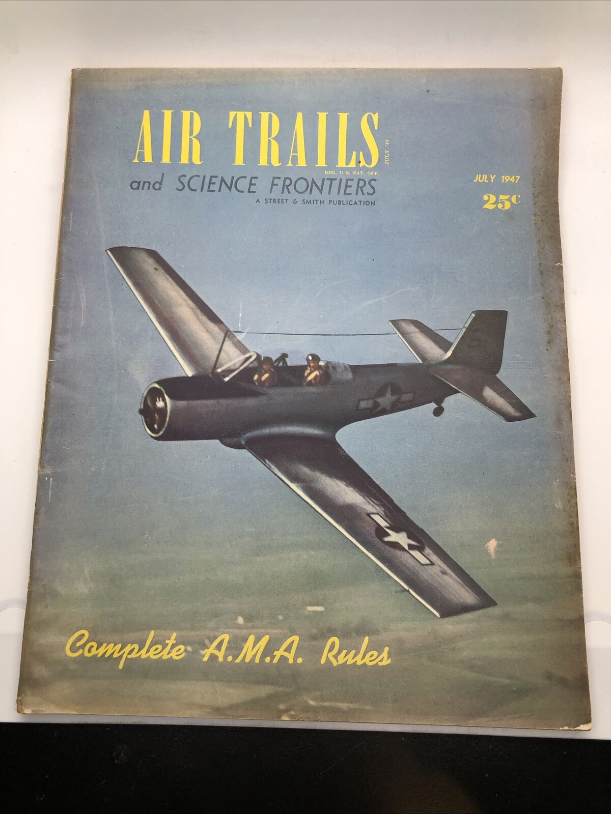 vintage July 1947 Air Trails and Science Frontiers Pictorial magazine 