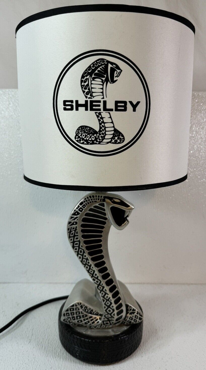 Officially Licensed Shelby Cobra 19” Tall Table Lamp Super Snake