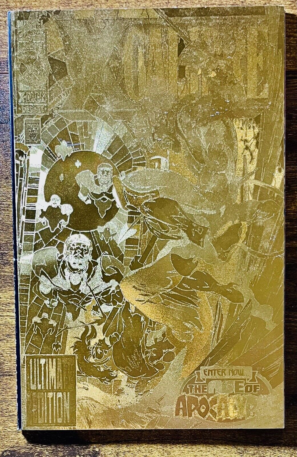 X-CALIBRE 1 TPB AGE OF APOCALYPSE GOLD FOIL ULTIMATE DELUXE EDITION MARVEL 1995