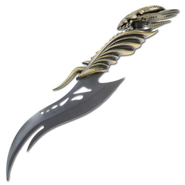 Rare H.R. Giger Alien Knife / Dagger 14.5 Inches Long Stainless Steel Aliens