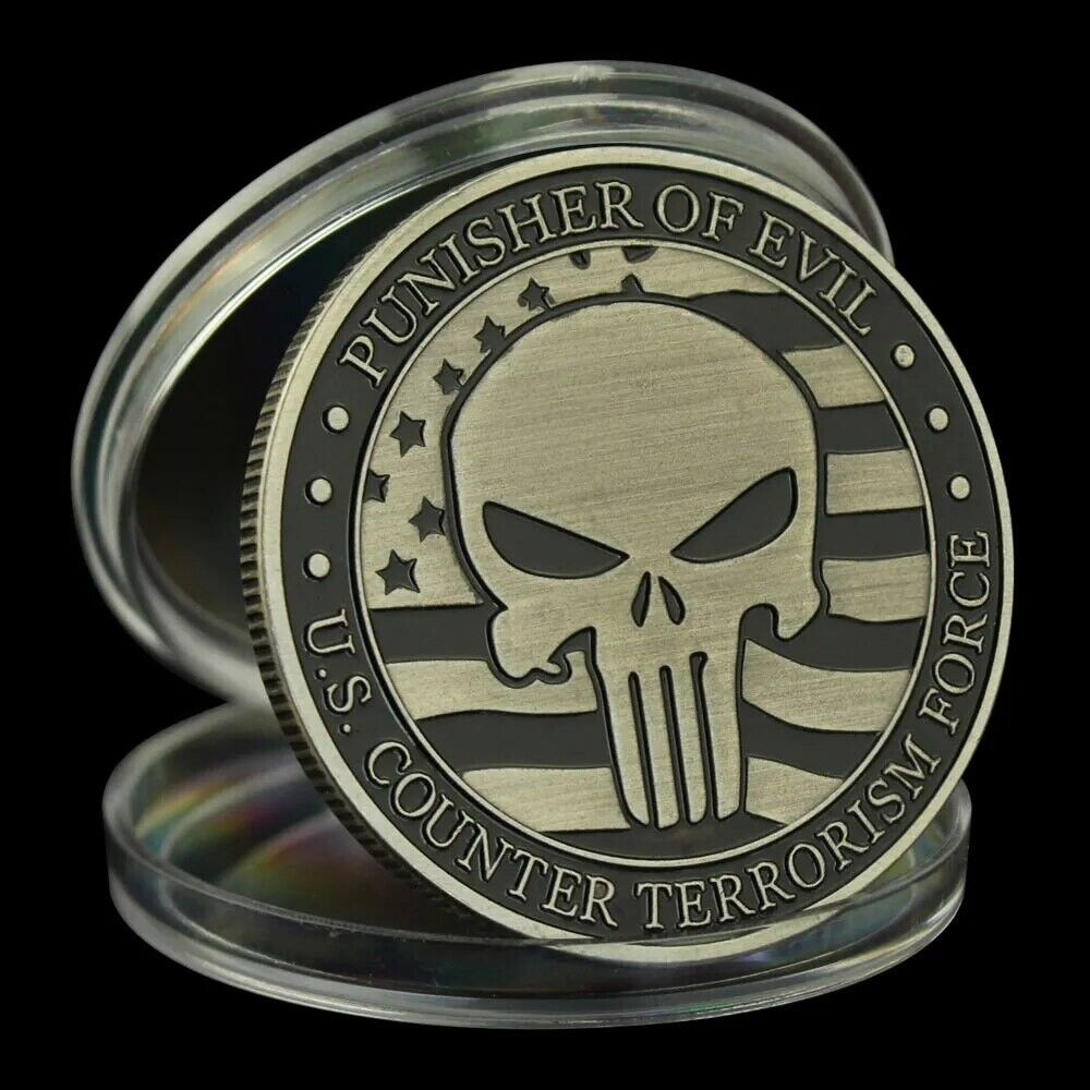 U.S. Counter Terrorism Force Punisher of Evil Commemorative Challenge Coin
