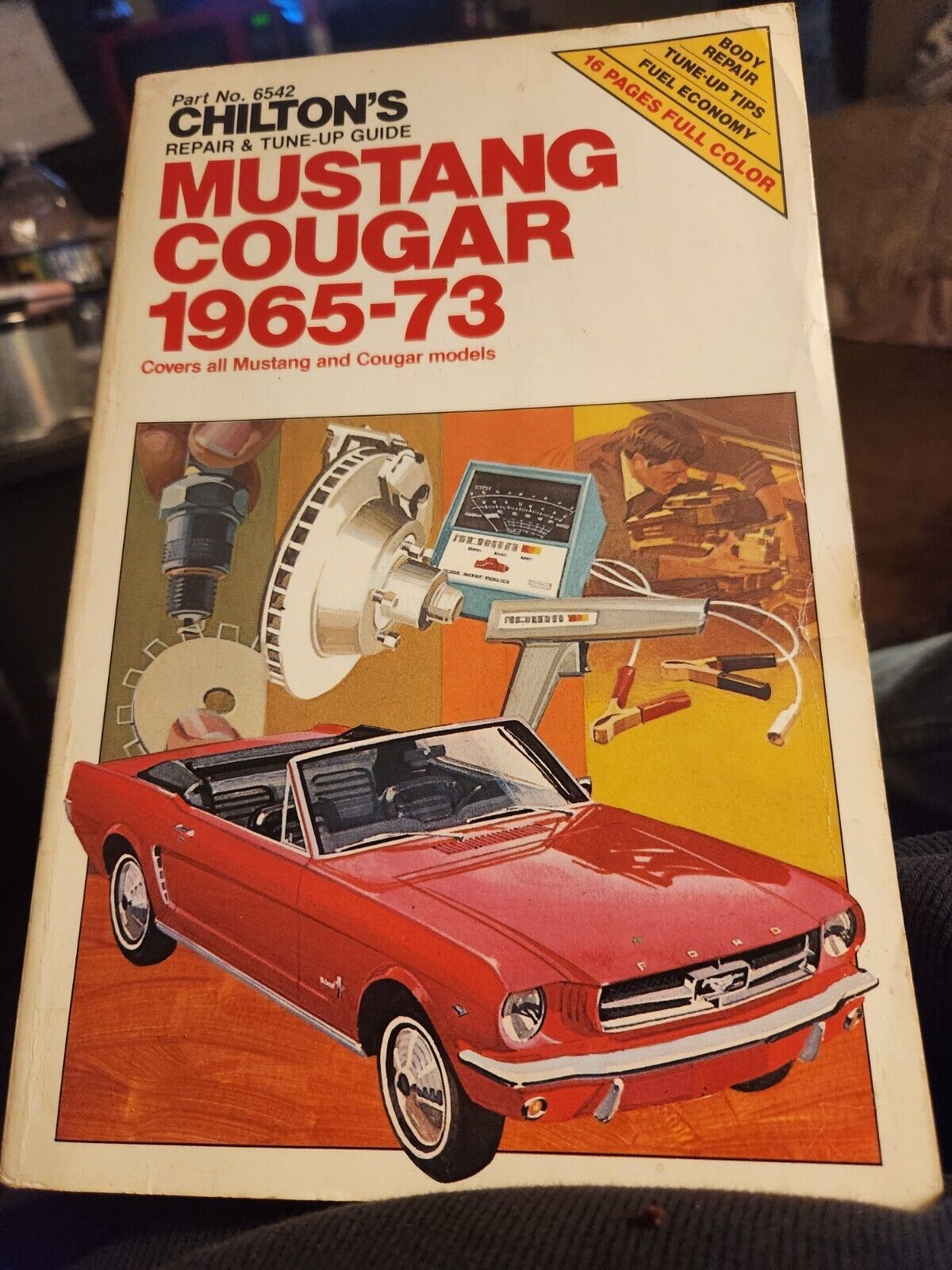 Chiltons  MUSTANG  COUGAR 1965-73 all mustang /cougar models