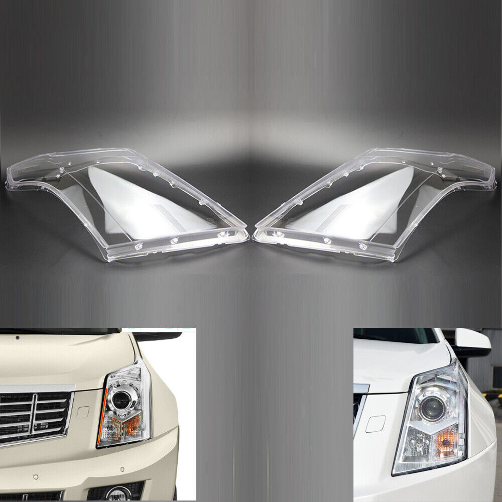 For Cadillac SRX 2010-2015 Car Front Headlight Headlamp Lens Cover Auto Shell