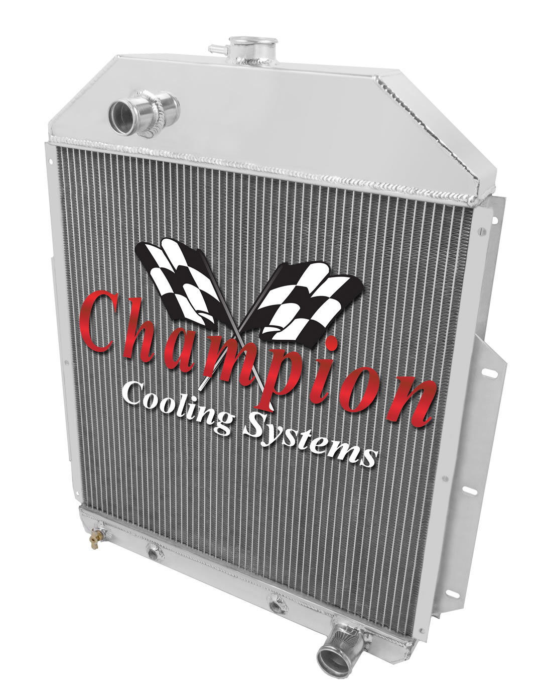 4 Row Discount Champion Radiator for 1942 - 1952 Ford Truck Chevy Conversion