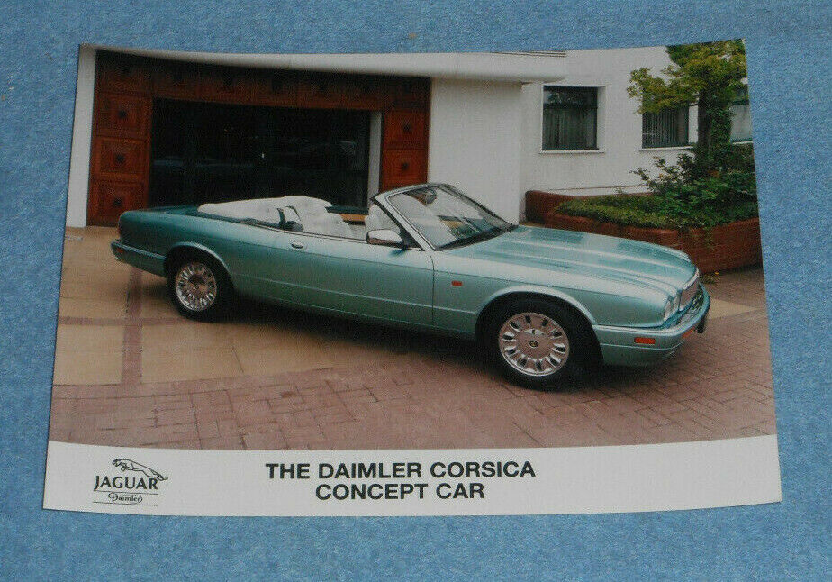 Circa 1996 Jaguar Press Photo Daimler Corsica Concept Car