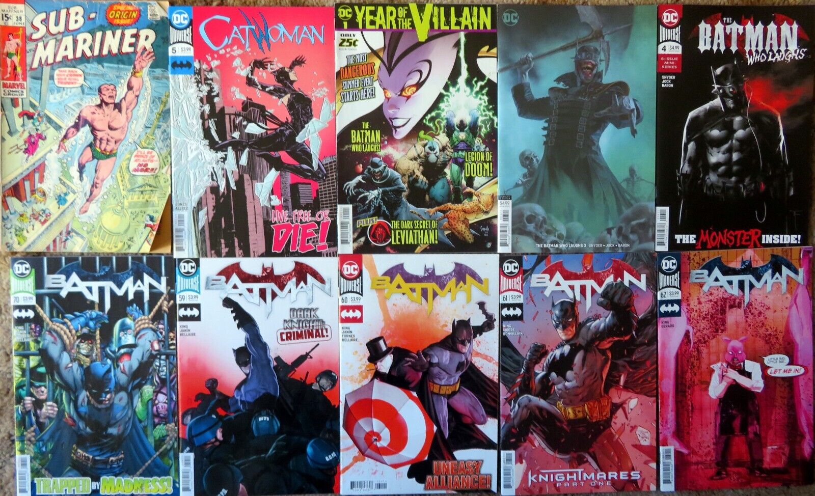 DC Comics - Batman-Centric - Ten (10) issues