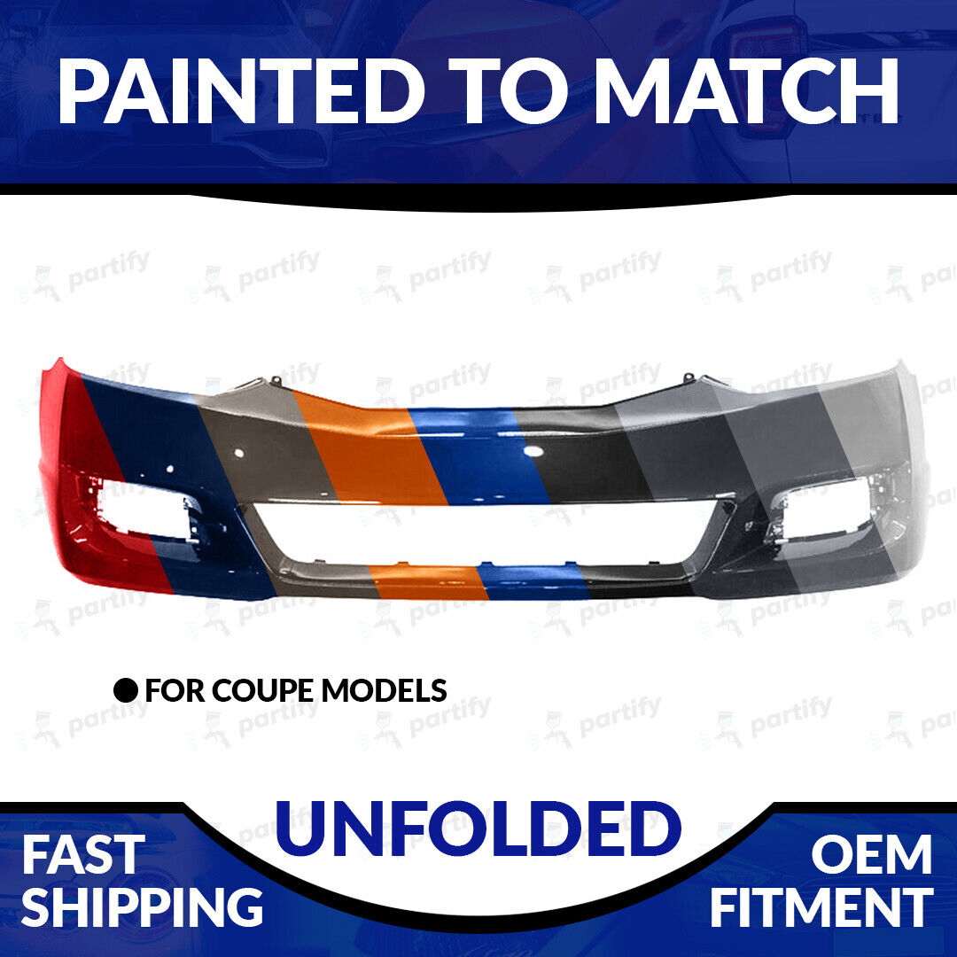 NEW Painted To Match Unfolded Front Bumper For 2009 2010 2011 Honda Civic Coupe