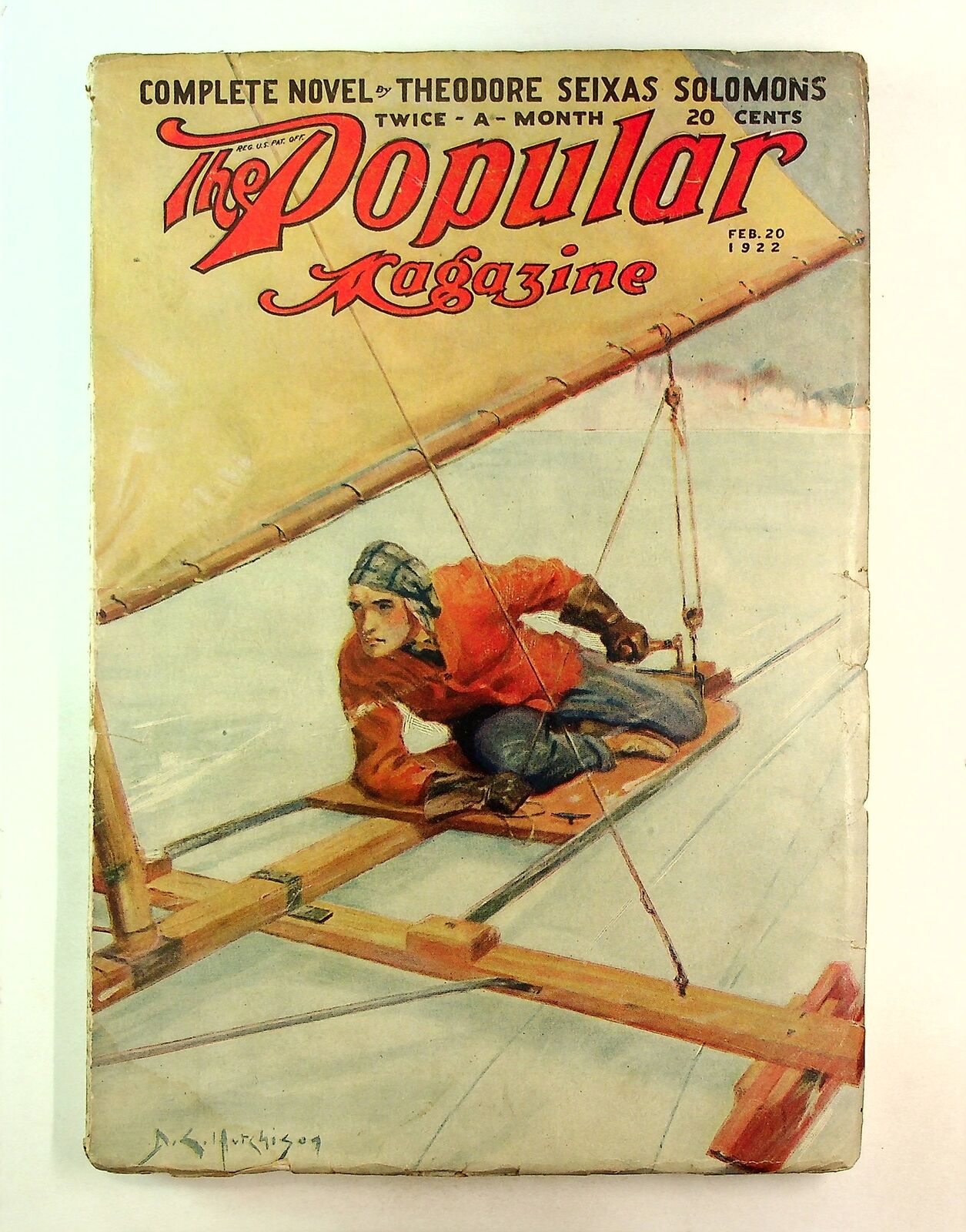 Popular Magazine Pulp Feb 20 1922 Vol. 63 #3 VG+ 4.5