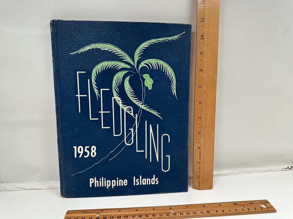 1958 Wagner High School Yearbook Clark Air Base Philippines Fledgling Military