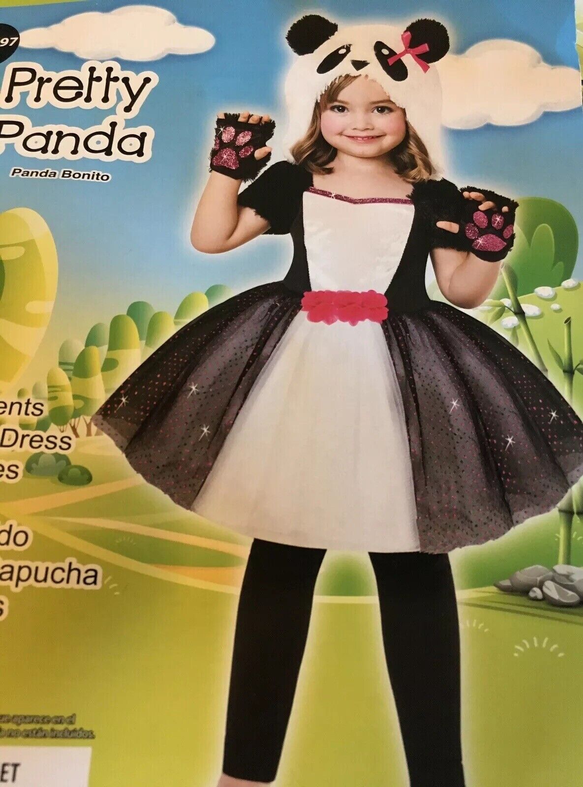 Goodmark Pretty Panda Toddler Halloween Costume 2T