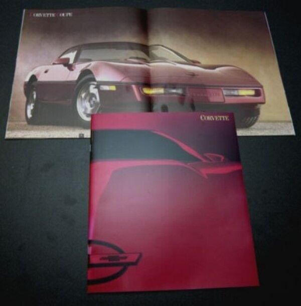 New Factory Original 1988 Corvette C4 Deluxe Dealer Sales Brochure