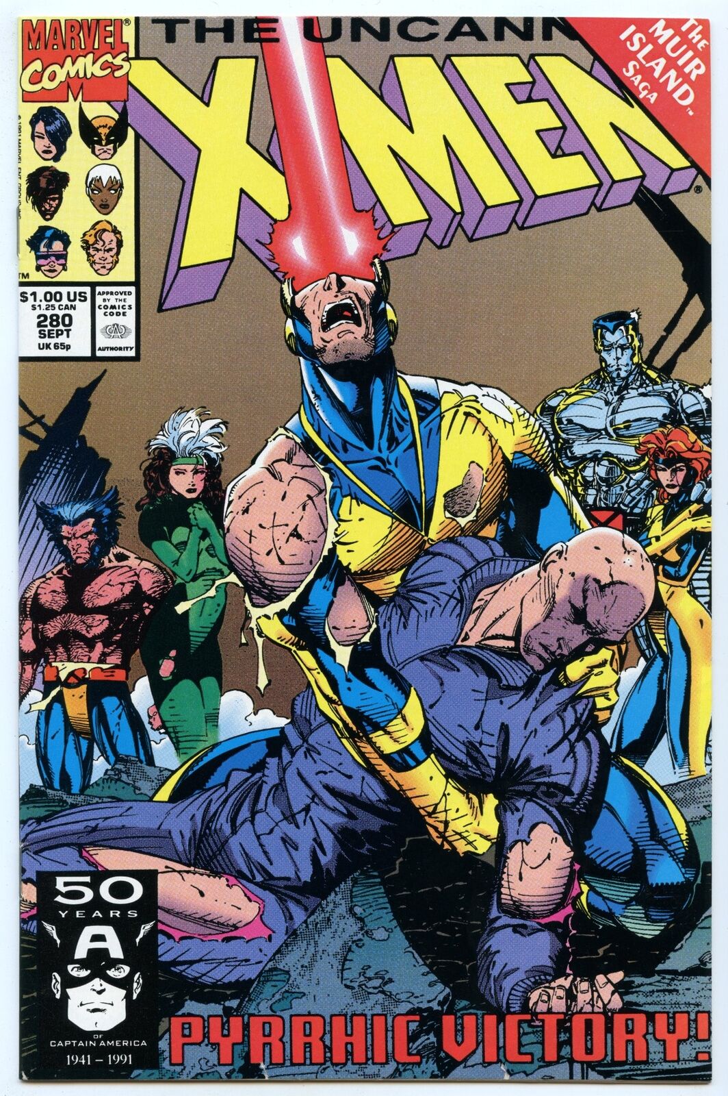 Uncanny X-Men 280 (Sep 1991) NM- (9.2)