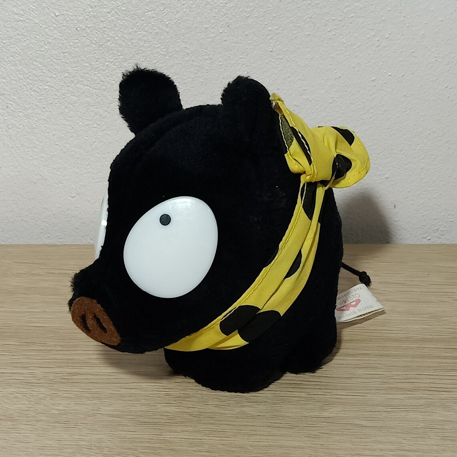 Ranma 1/2 P Chan Ryoga Hibiki Black Pig Plush Toy Banpresto 1991 Japan 5\