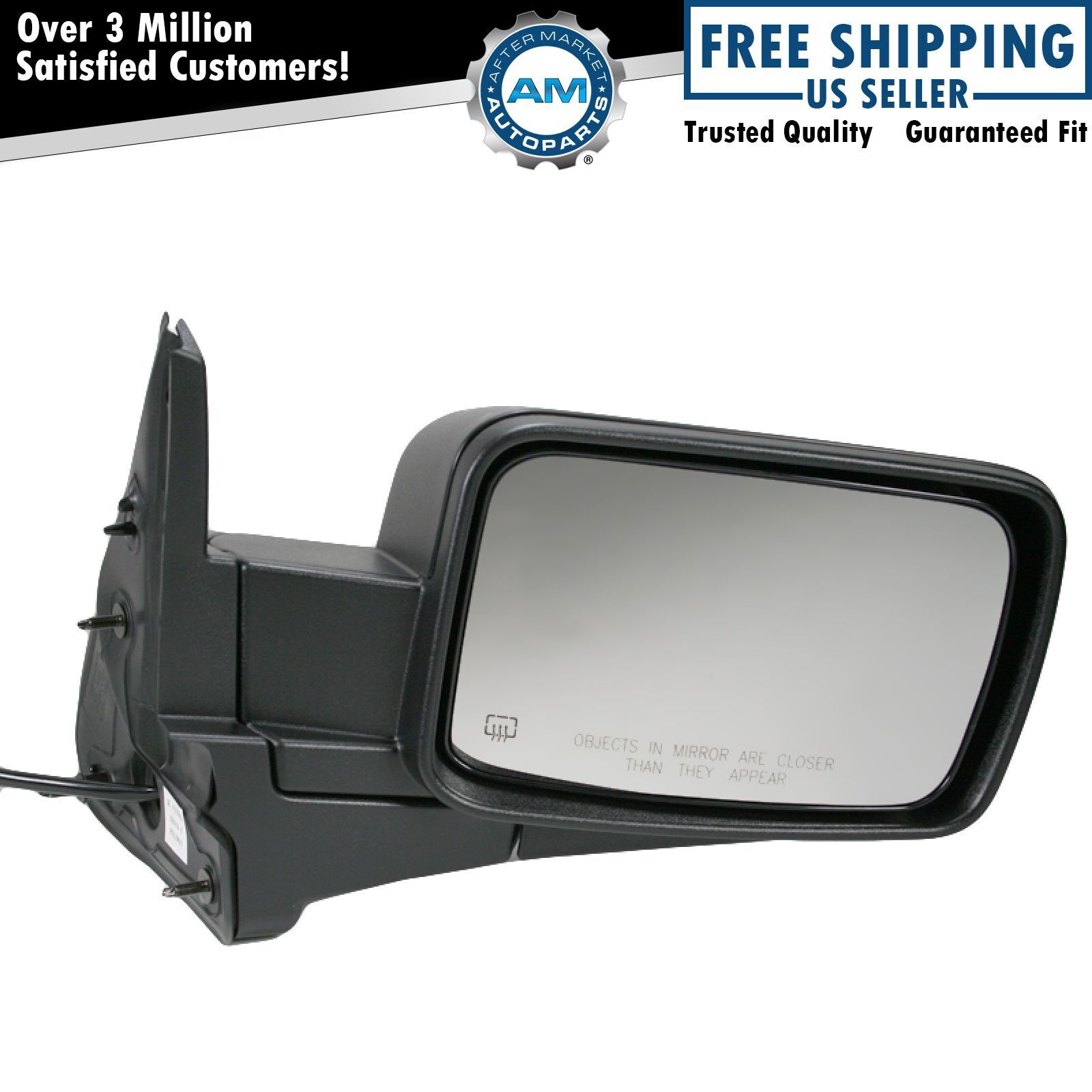 Power Heated Side View Mirror Passenger Right RH for 06-10 Jeep Commander (XK)