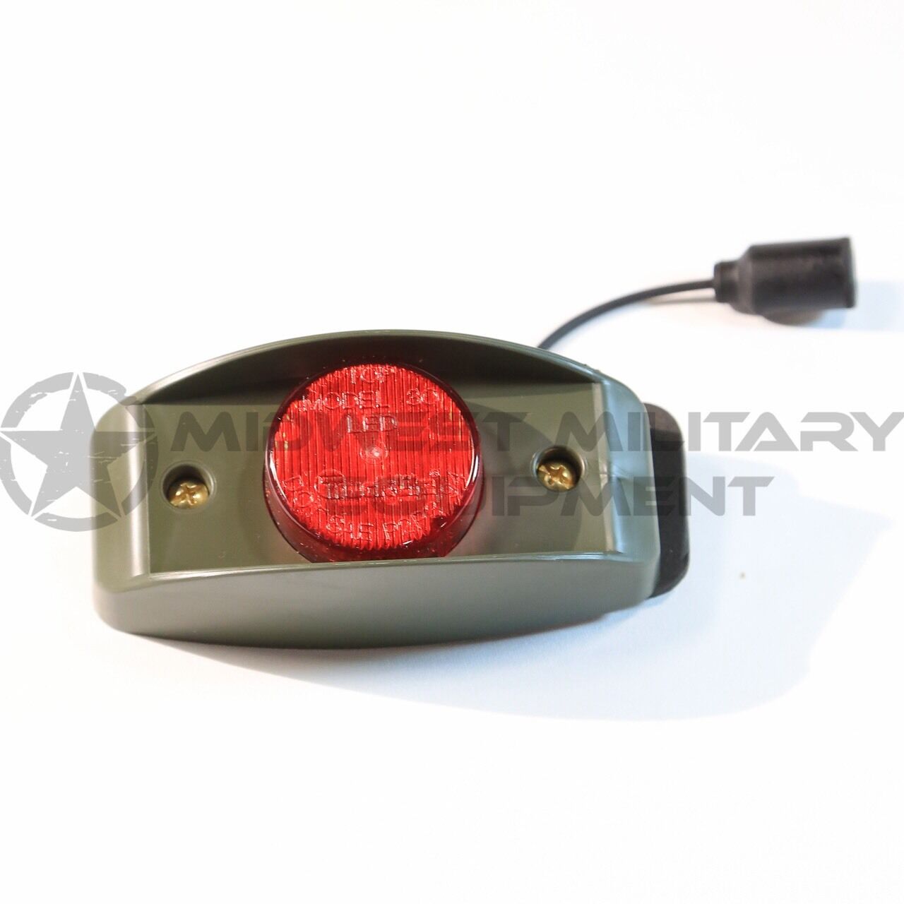 TRUCKLITE MILITARY RED GREEN LED Side Marker W/BUCKET h1 Hummer humvee 