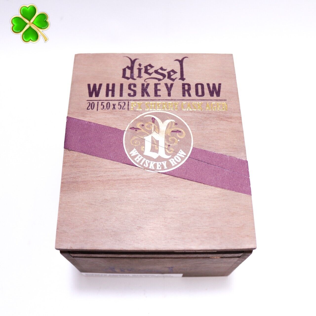 Diesel Whiskey Row Rabbit Hole PX Empty Wood Cigar Box 5.5\