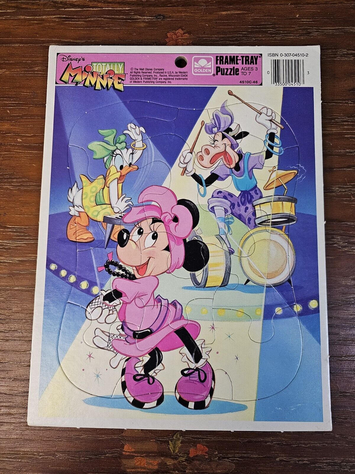 Vintage 1980s Disney’s Totally Minnie  Frame Tray Puzzle