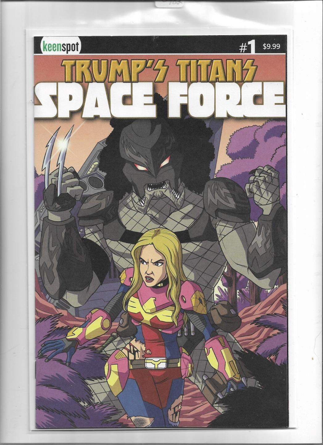 TRUMP'S TITANS: SPACE FORCE #1 2018 NEAR MINT 9.4 3982