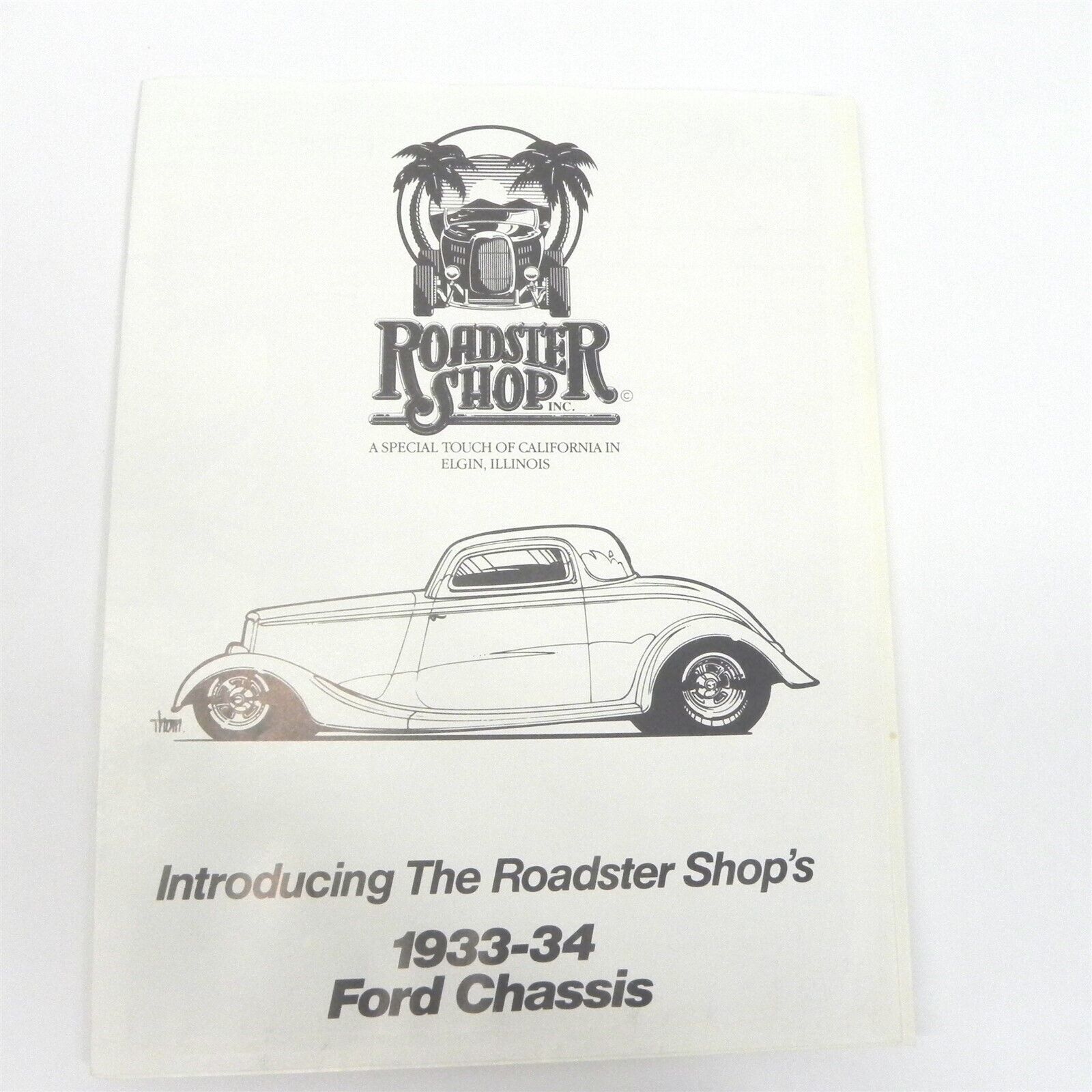 VINTAGE ROADSTER SHOP CHASSIS CATALOG FOR 1933-1934 FORD VEHICLES ELGIN ILLINOIS